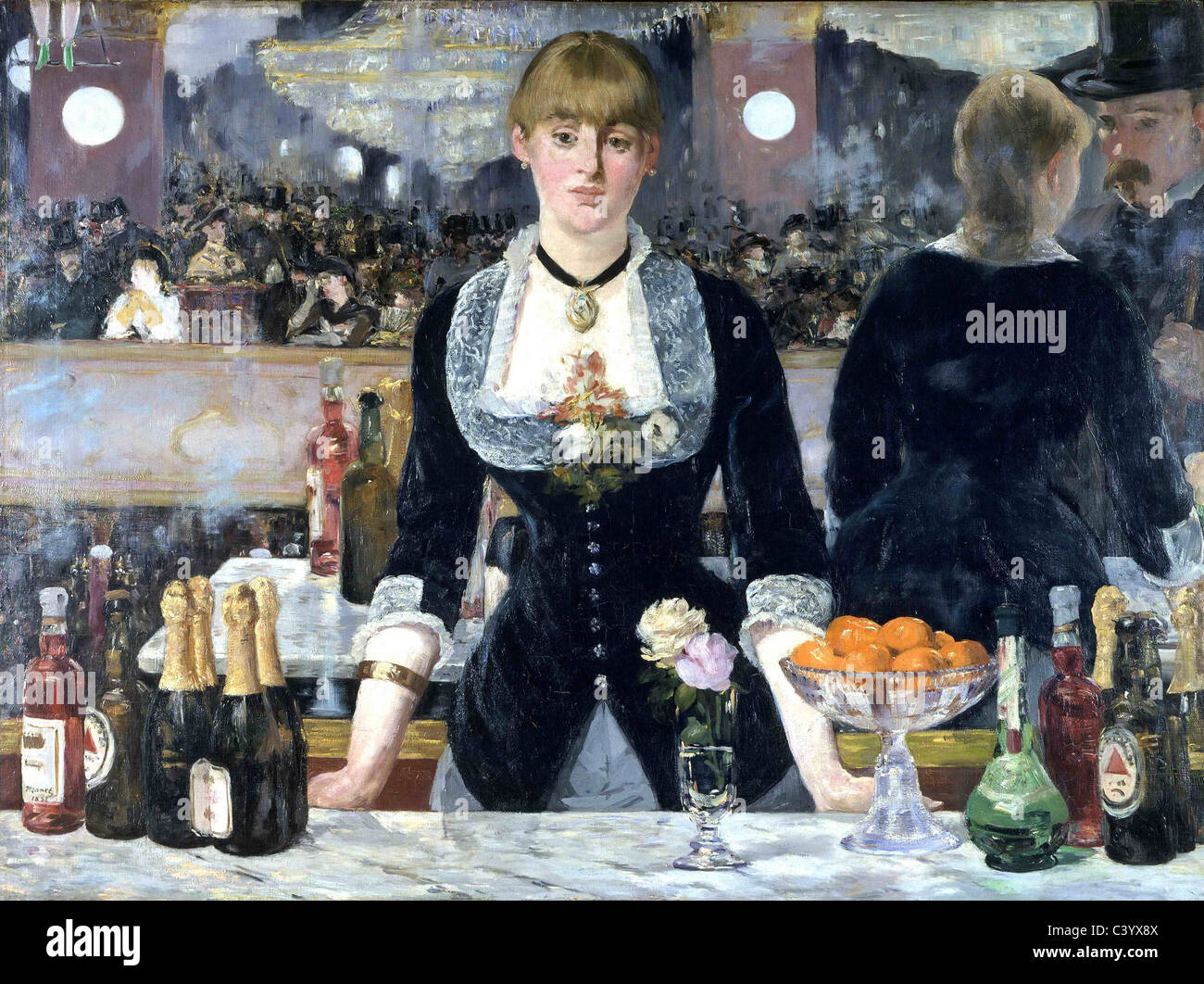 Édouard Manet Onu bar Folies-Bergère aux 1882 Foto Stock