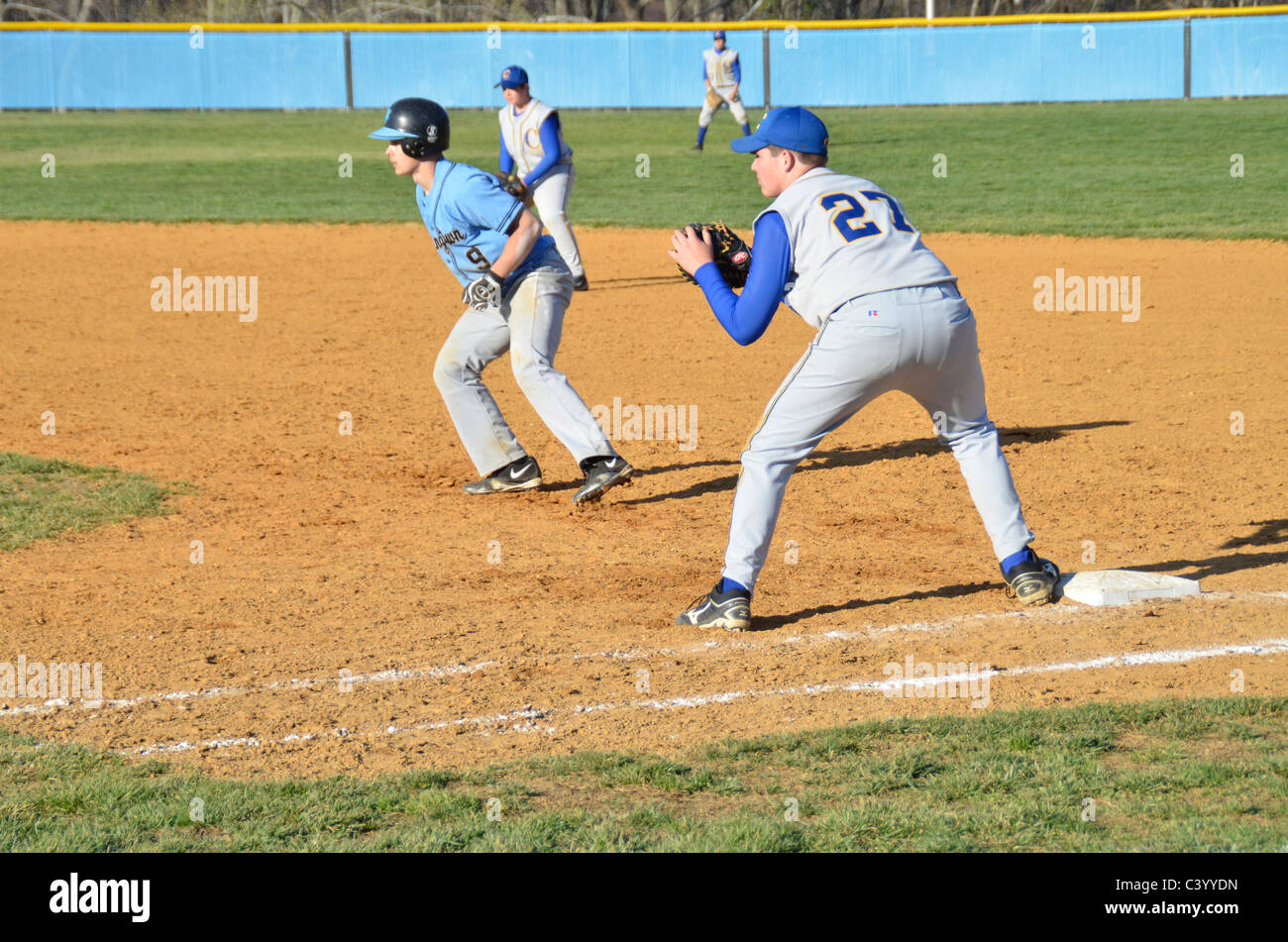 High school baseball in Maryland Foto Stock