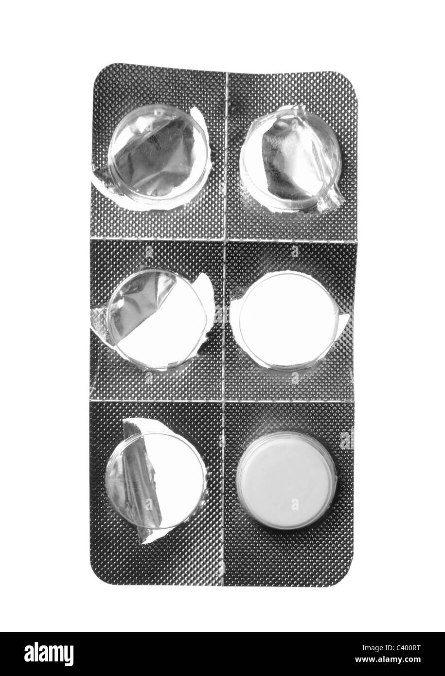 Blister di pillole Foto Stock