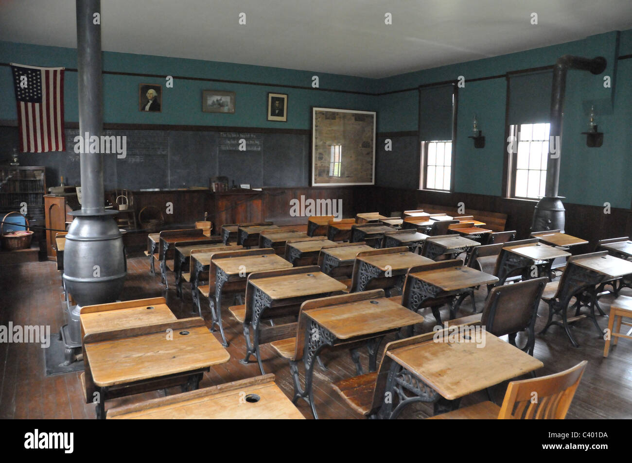 Locust Grove Scuola 1896 Foto Stock