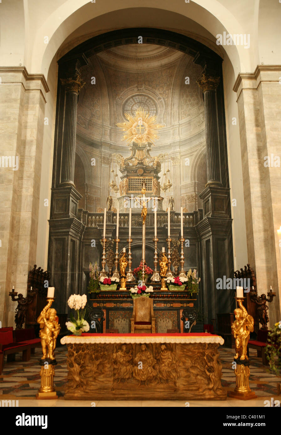 Duomo di Torino interno Italia Europa Foto Stock