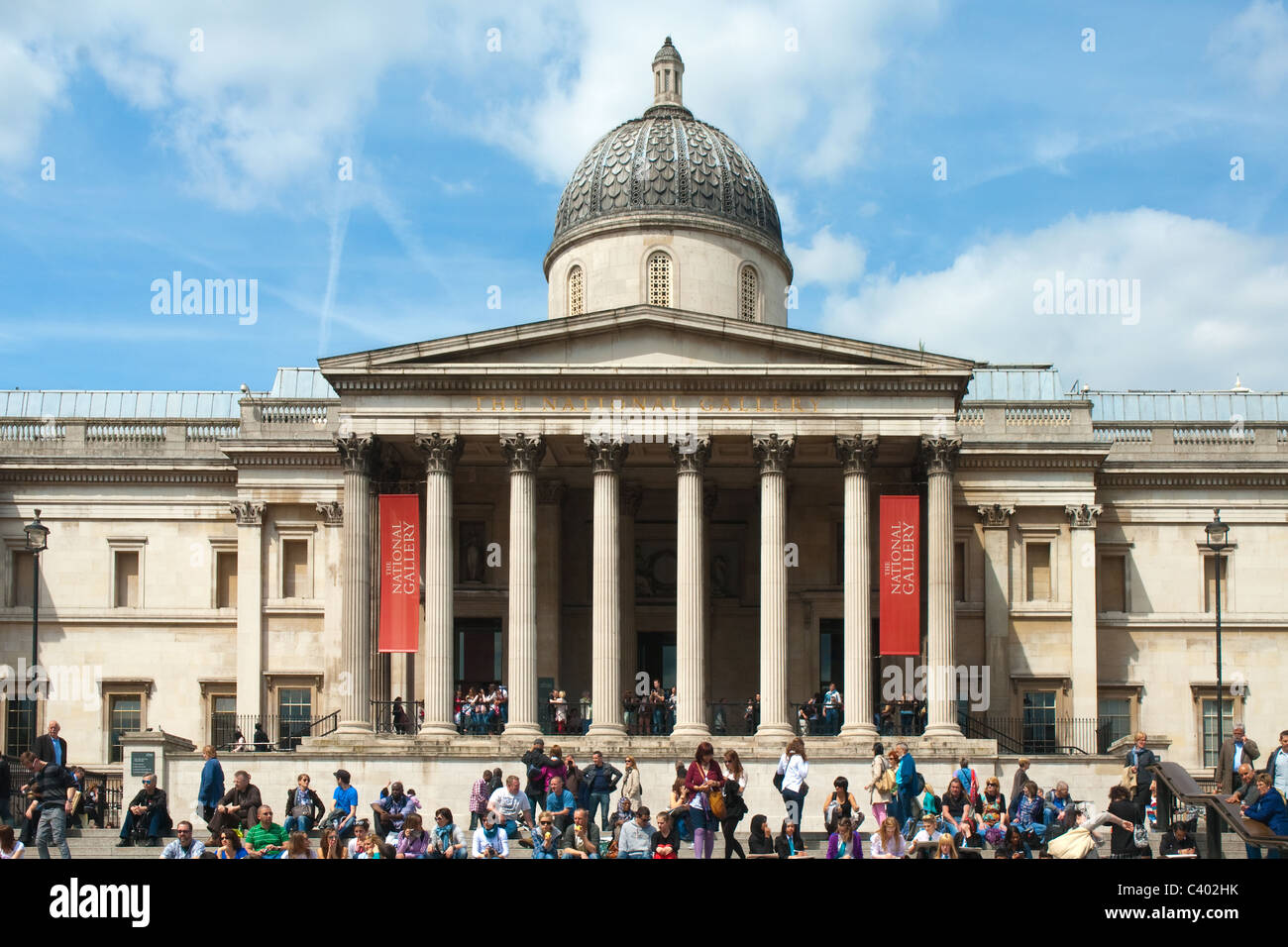La National Gallery di Londra, Regno Unito Foto Stock