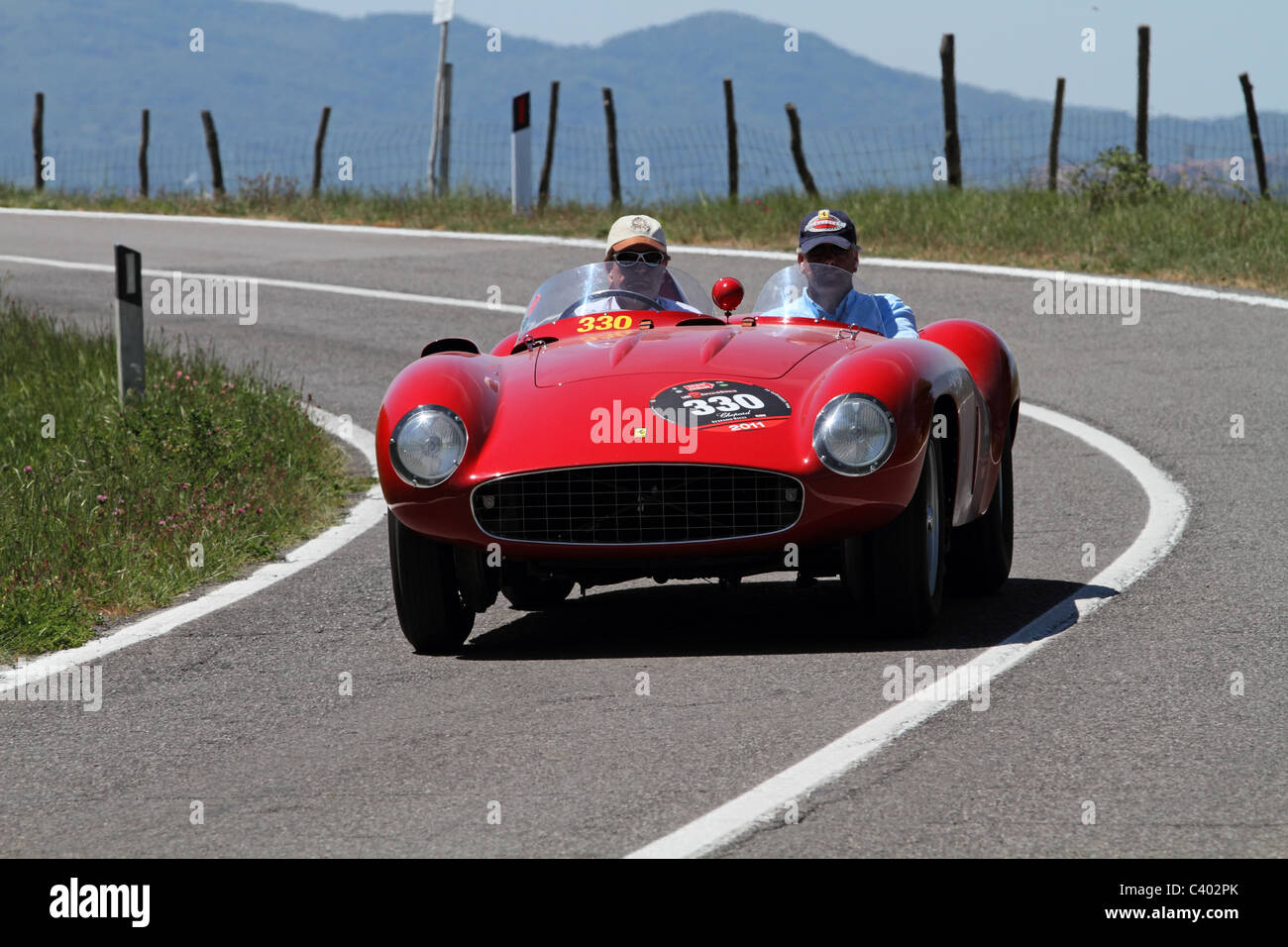 Mille Miglia 2011 Ferrari 121LM Scaglietti Spider Foto Stock