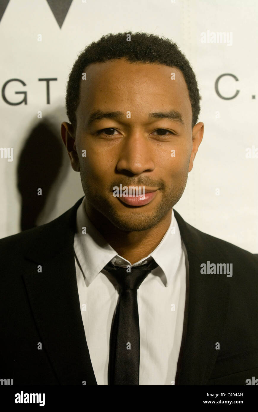 John Legend arriva al W Washington D.C. Grand celebrazione di apertura a Washington DC Foto Stock