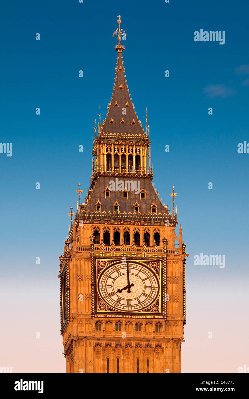 In Gran Bretagna, Europa, Inghilterra, Londra Big Ben, Tower rook, orologio, guarda, Foto Stock