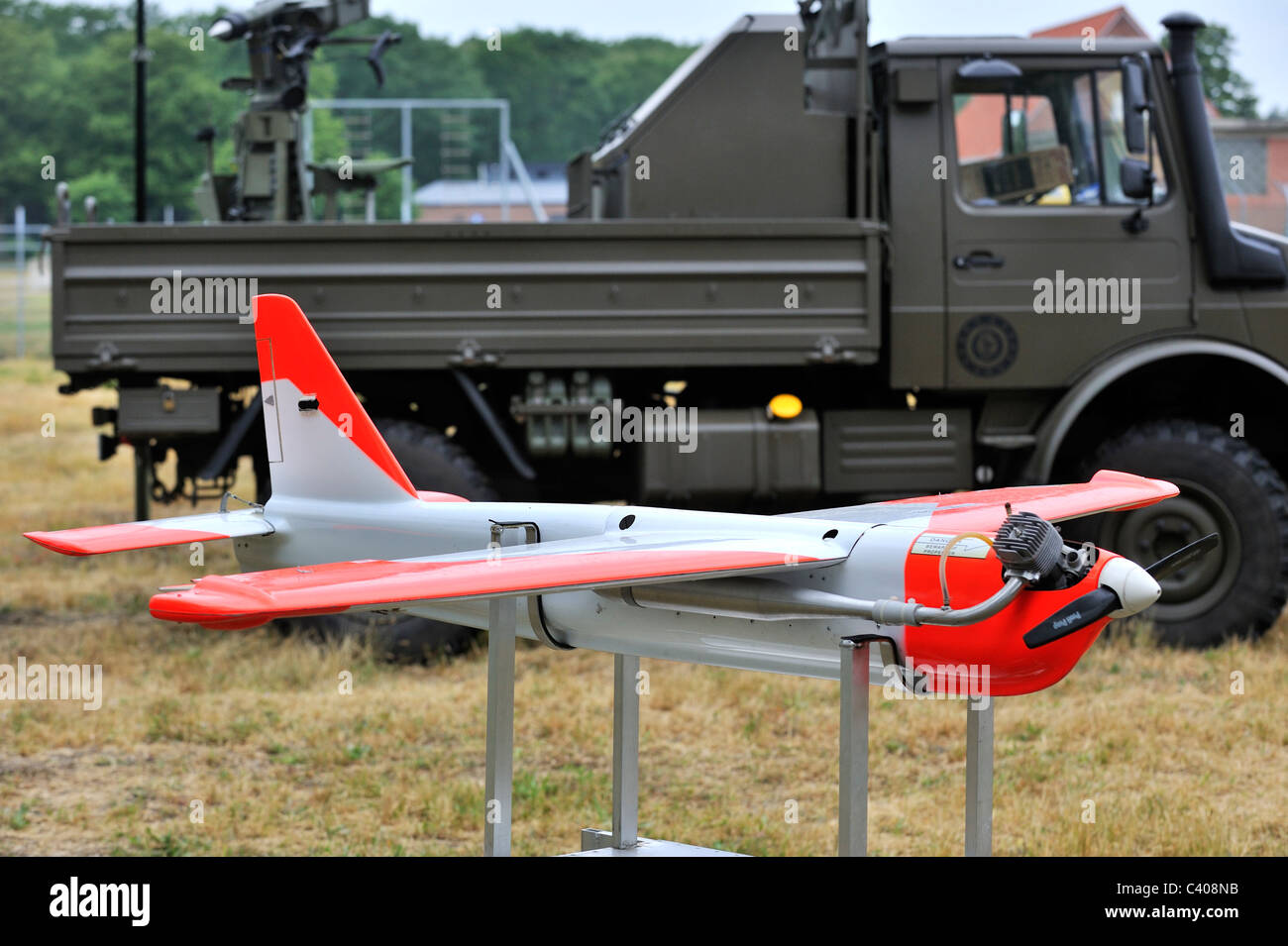 UAV / Drone dell'esercito belga, Belgio Foto Stock
