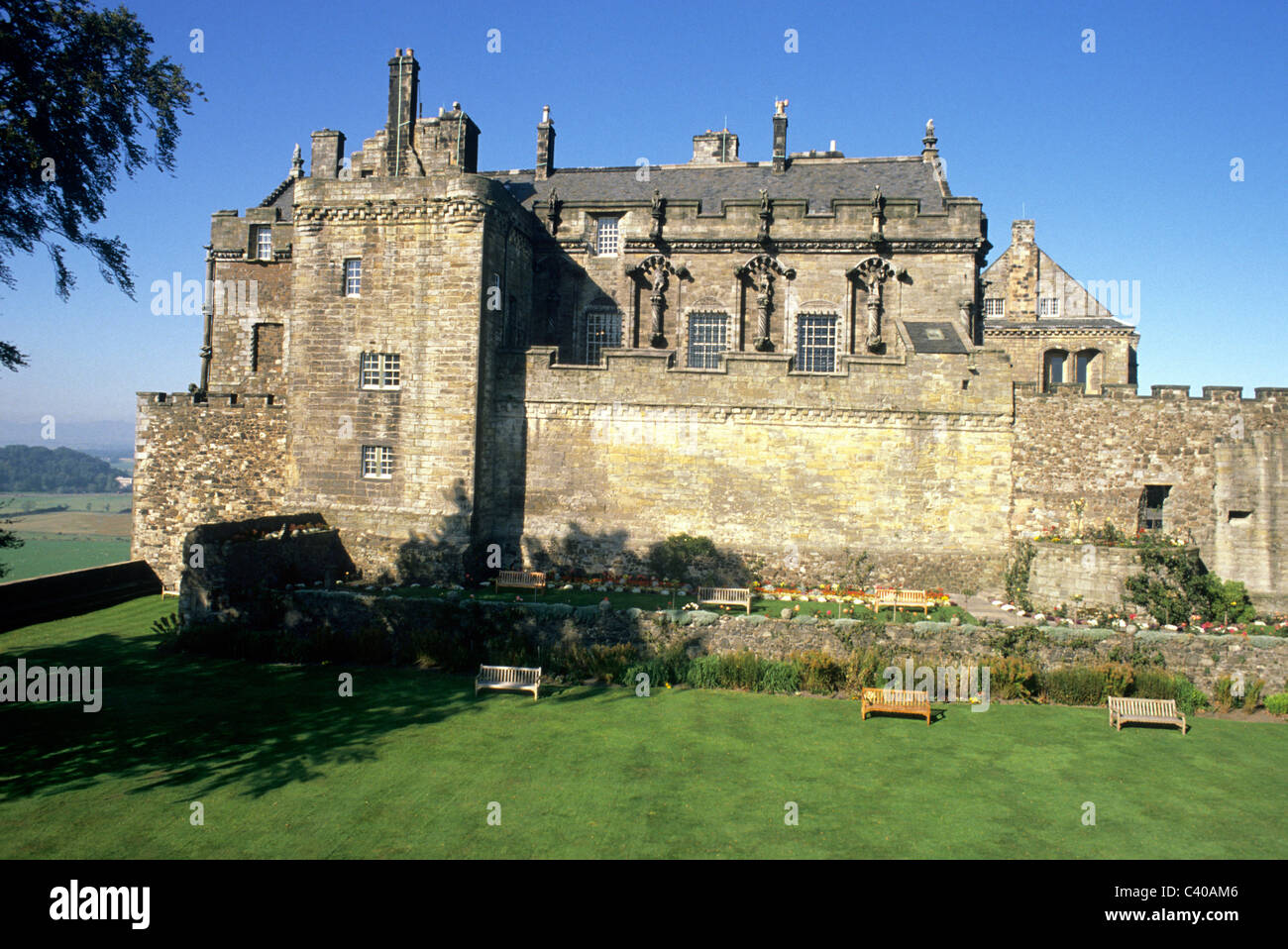 Il Castello di Stirling, il palazzo, Scozia Scottish castelli palazzi REGNO UNITO Foto Stock