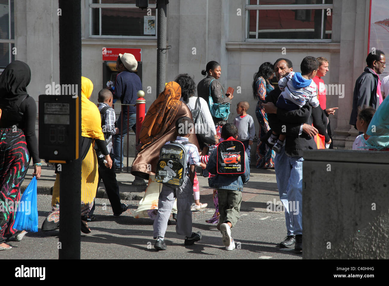 Harlesden, una zona di Londra con uno dei la più grande popolazione di etnia, particolarmente afro-caraibica Foto Stock
