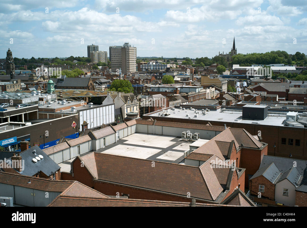 Walsall Town Center. Foto Stock