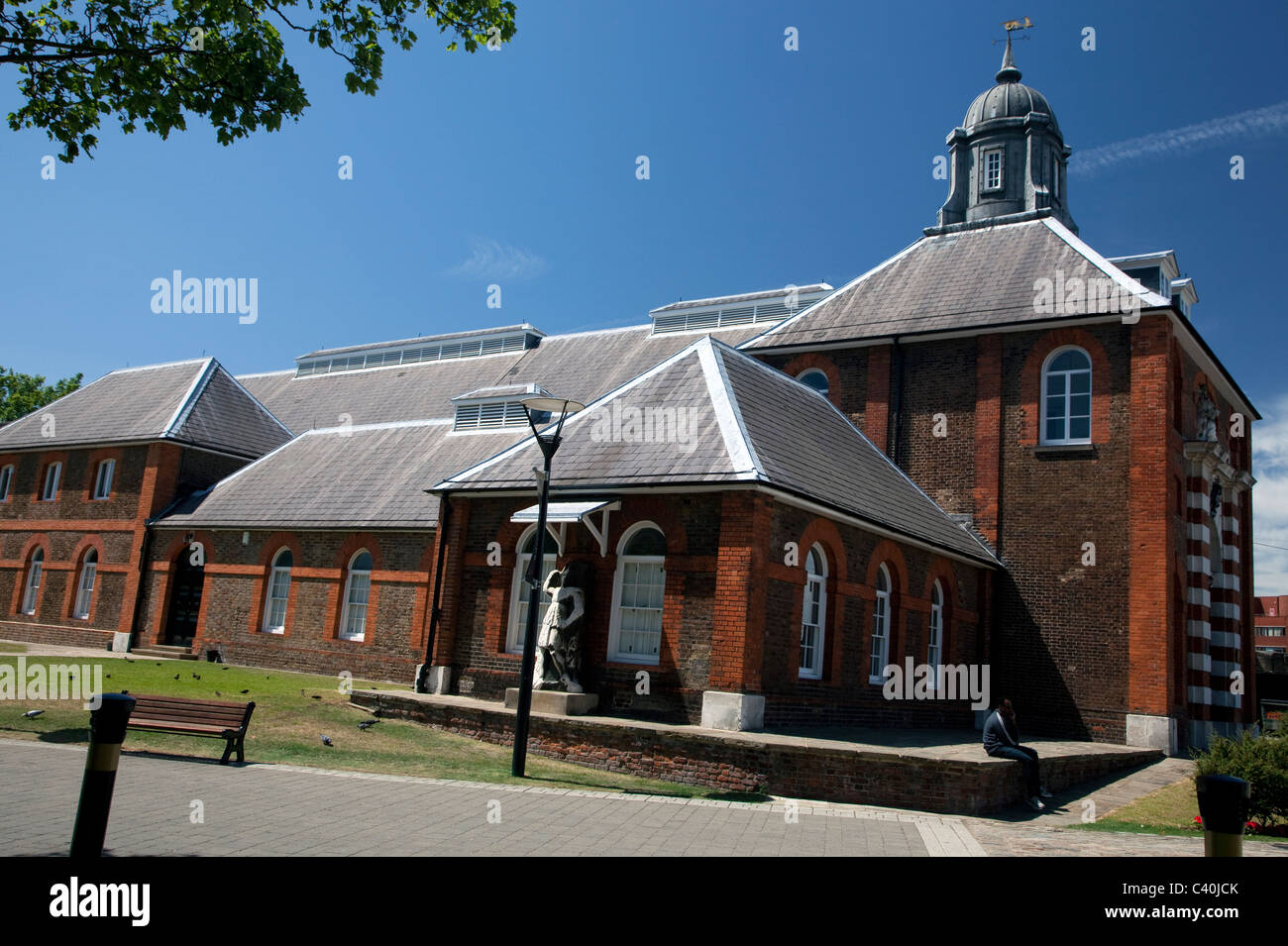 Royal fonderia di ottone, Woolwich, Londra - cannoni erano espressi qui fino a c1870 Foto Stock