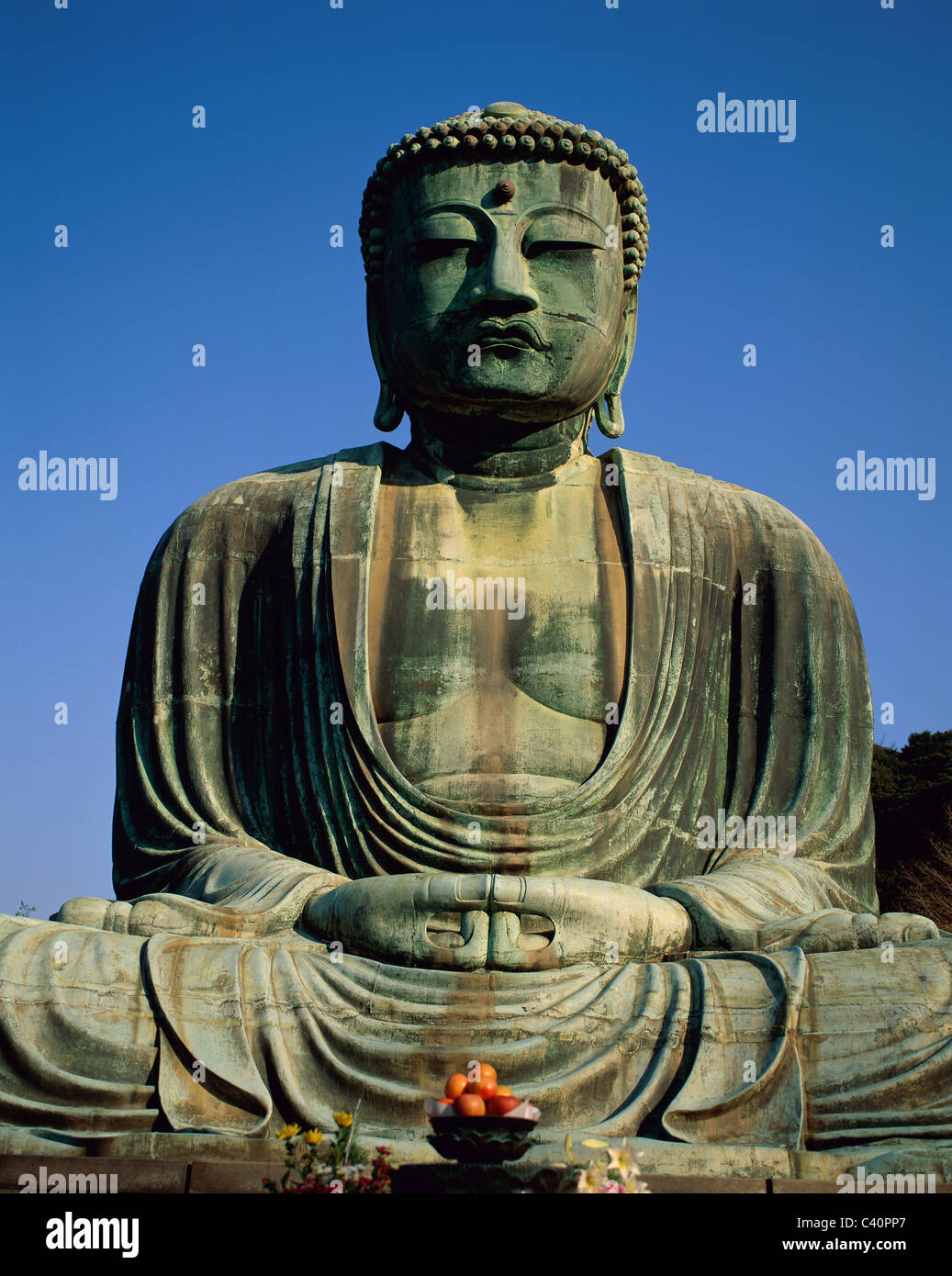 Asia, Buddha, Daibutsu, vacanza, il Giappone a Kamakura, Landmark, Religione, statua, turismo, vacanze, Foto Stock