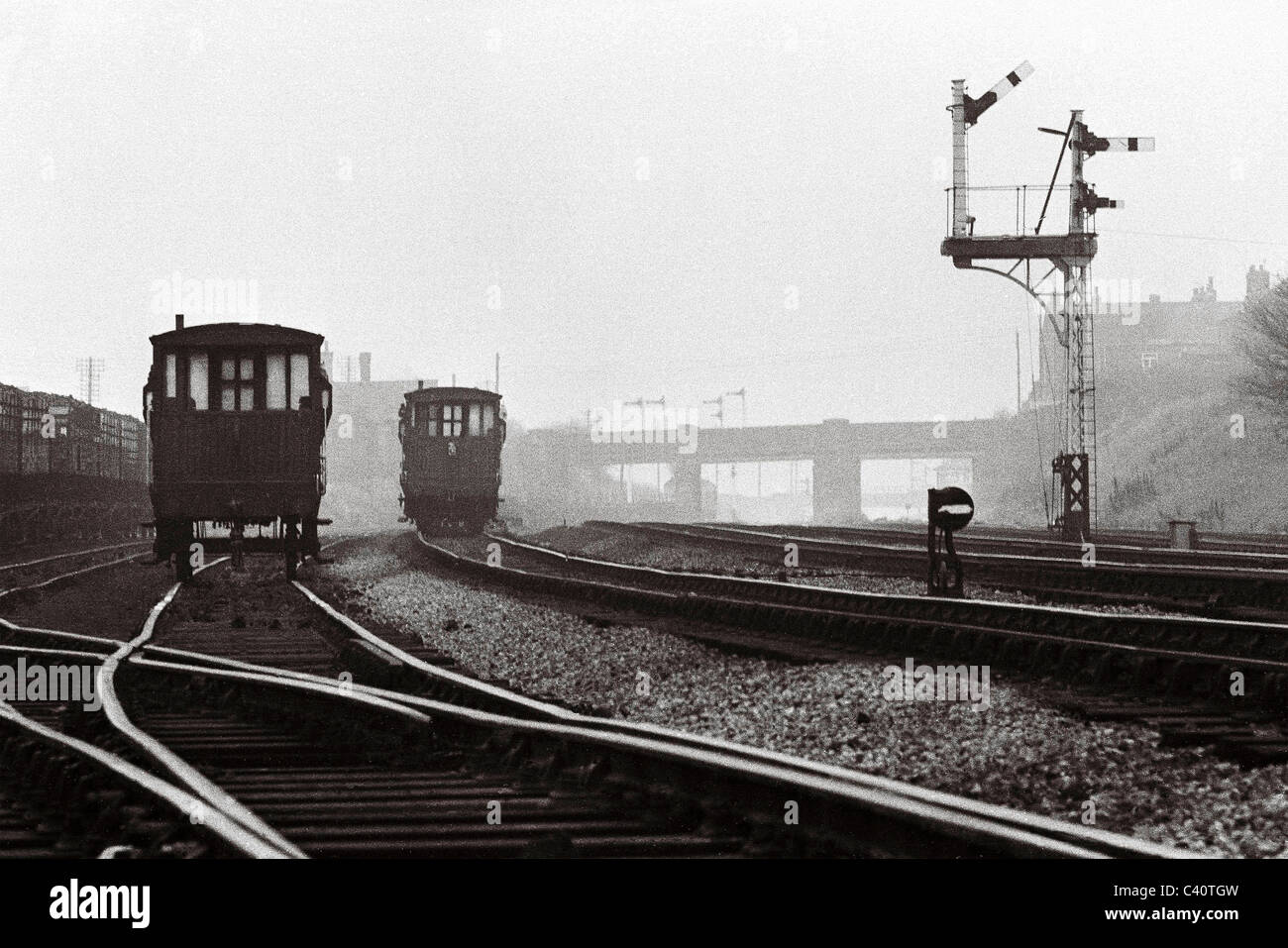 Smistamento ferroviario cantieri, Treeton. Foto Stock