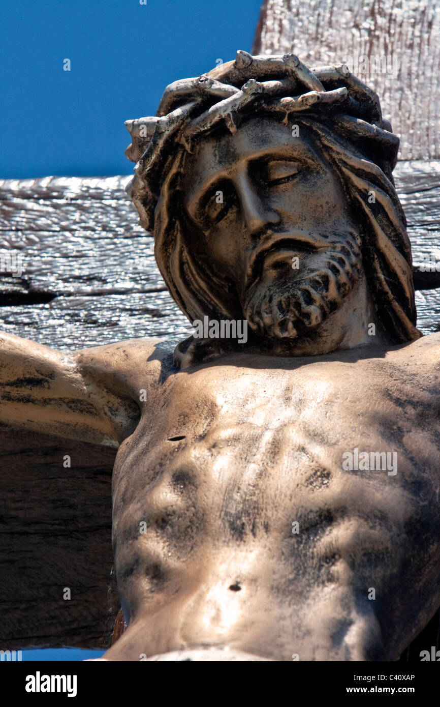 Gesù Cristo sulla croce Foto Stock