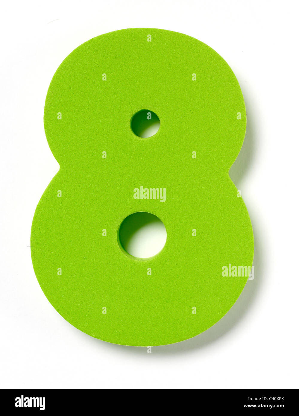 Schiuma numero otto 8 Foto Stock