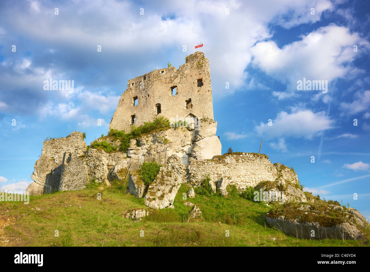 Mirow castello, Slesia regione, Polonia Foto Stock