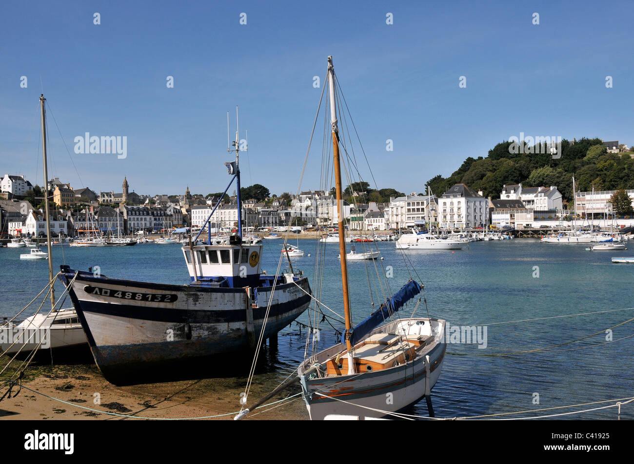 Audierne, sud Finisterre, Bretagna Francia Foto Stock