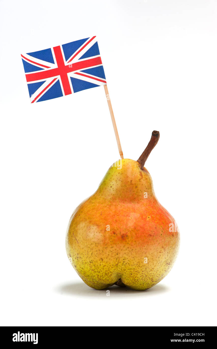 William pera con union jack flag Foto Stock