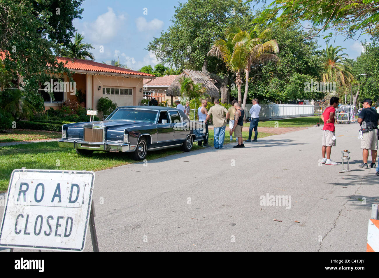 Masterizzare film Avviso di sparare a Miami il ventesimo giorno di maggio, 2011 Foto Stock