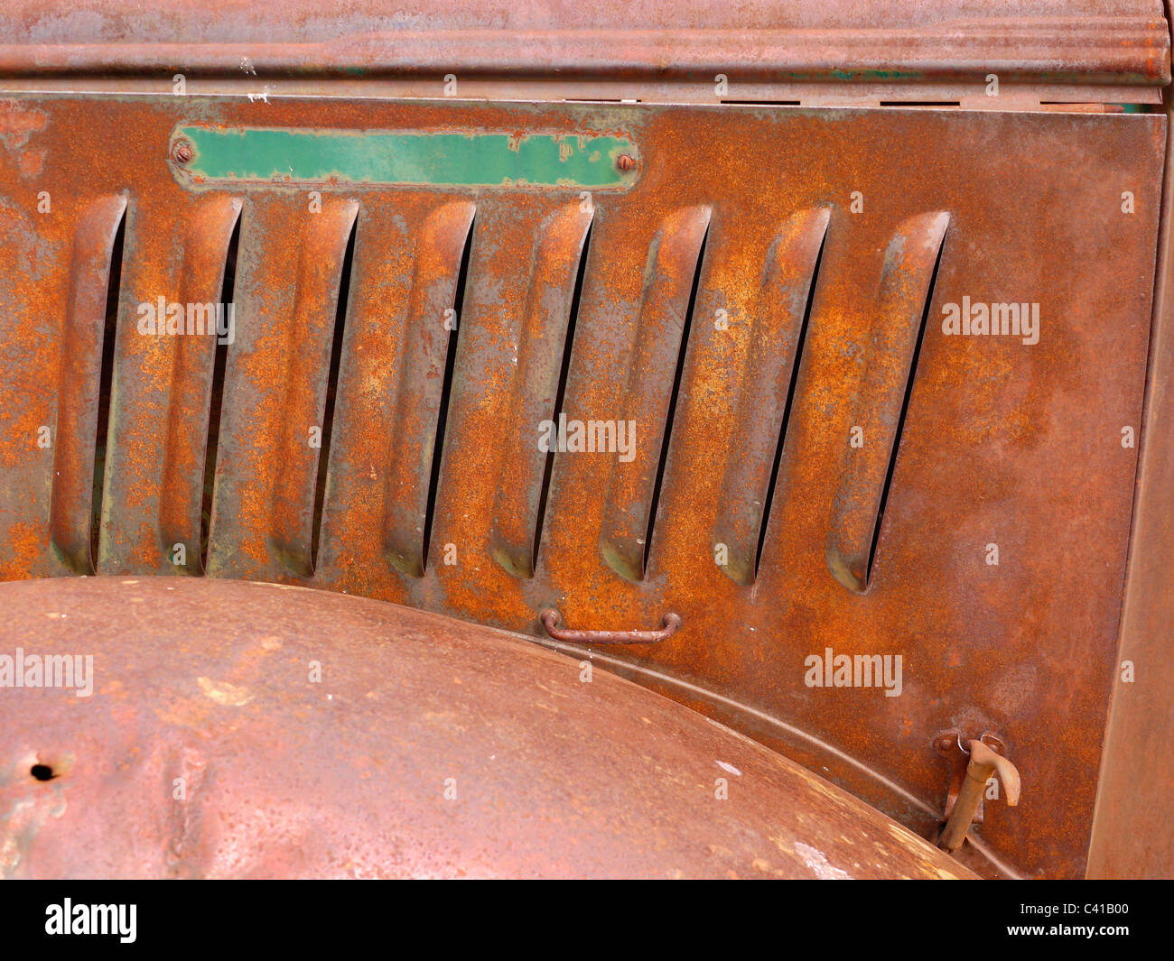 Automobili abbandonate dettaglio/abstract Foto Stock
