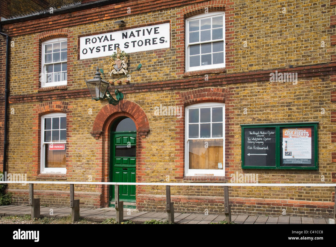 Il 'Royal nativo negozi Oyster' ristorante a whitstable kent, Inghilterra, Regno Unito. Foto Stock