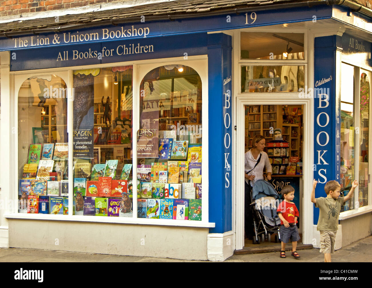 Bookshop per bambini in Richmond; Buchladen für Kinder Foto Stock