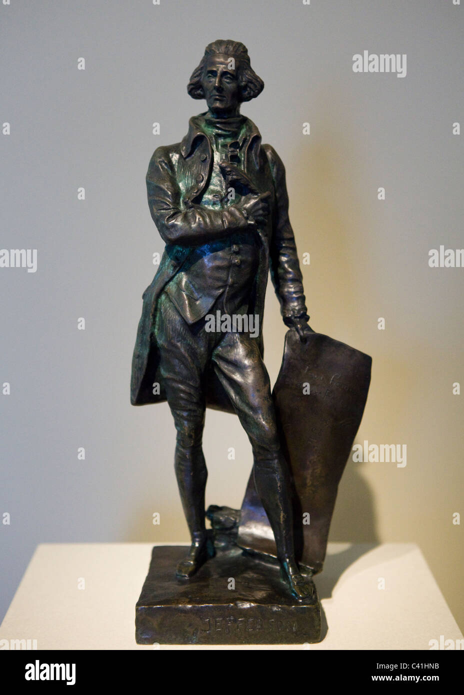 Thomas Jefferson da Pierre-Jean David D'Angers, 1892 Foto Stock