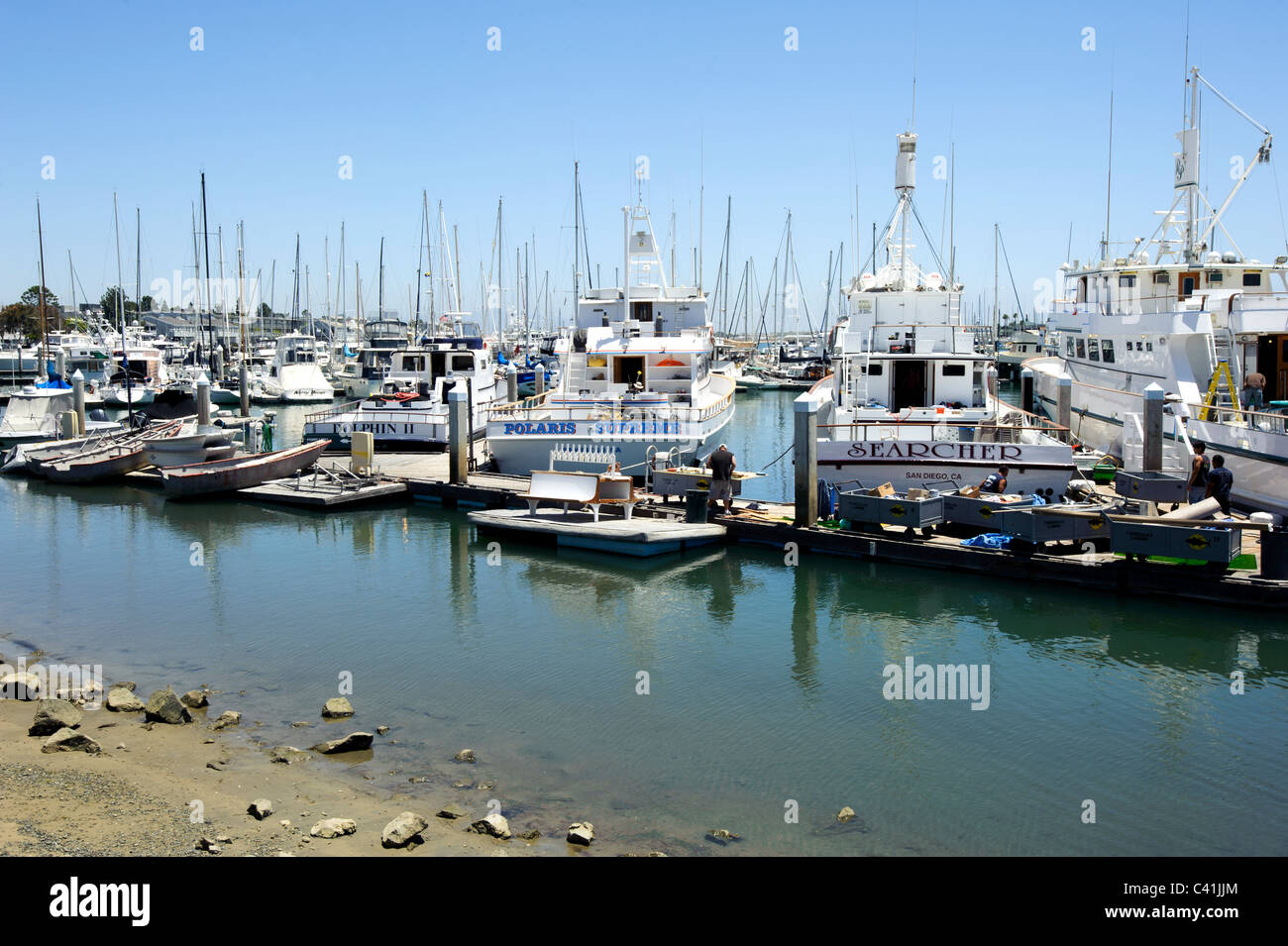 San Diego Pesca sportiva Foto Stock