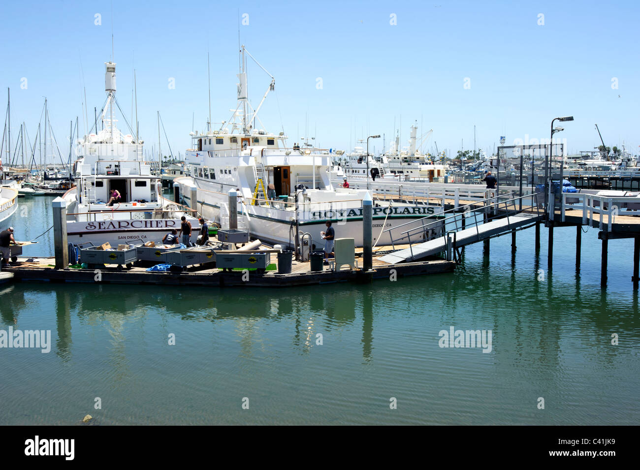 San Diego Pesca sportiva Foto Stock