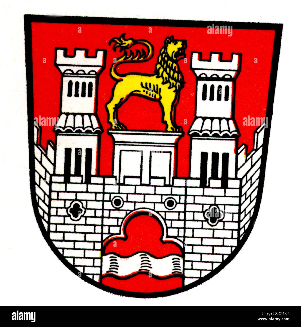 Stemma / emblemi, Einbeck, armi da città, bassa Sassonia, Germania, diritti aggiuntivi-clearences-non disponibile Foto Stock