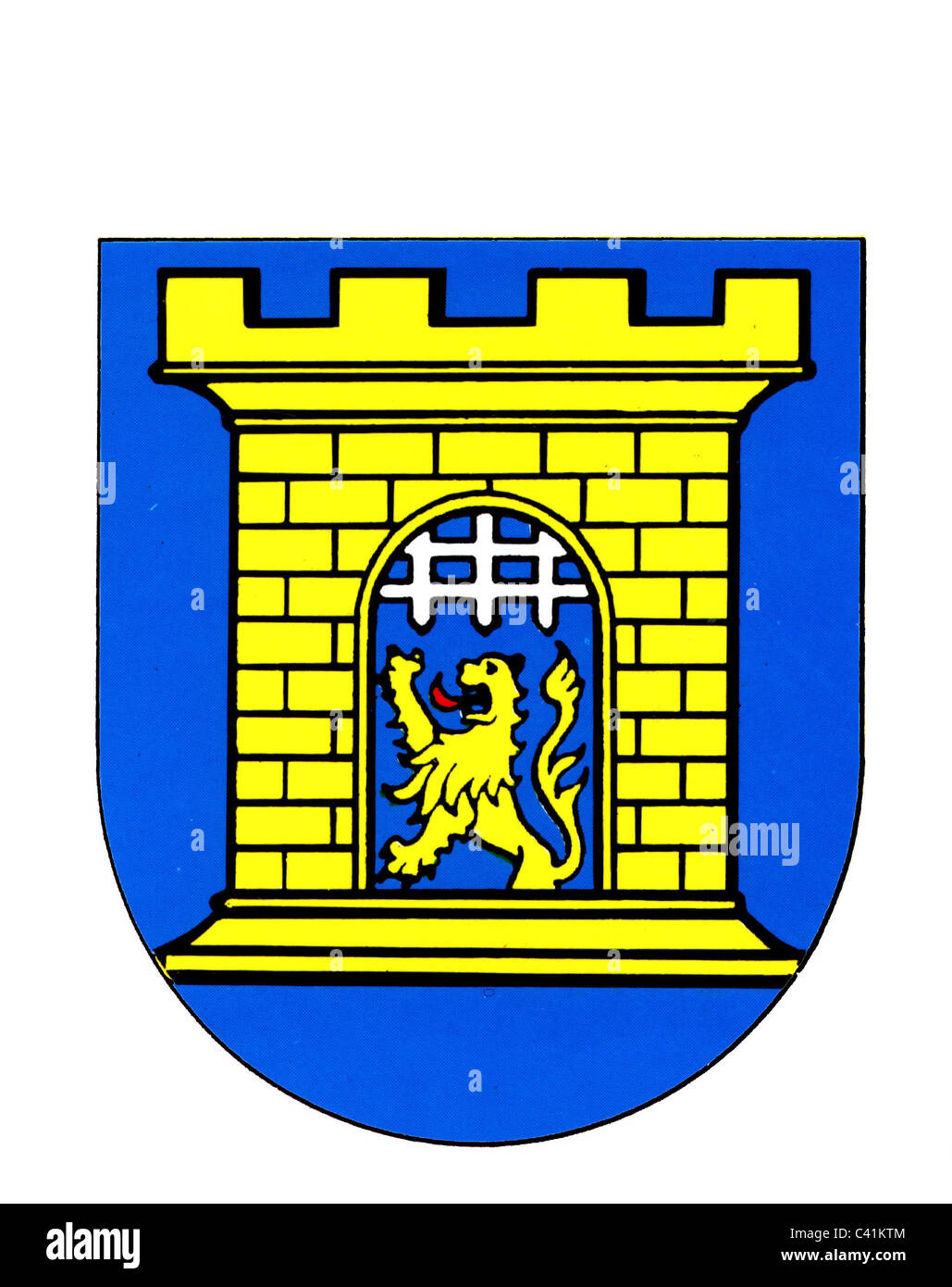 Stemma / emblemi, Dillenburg, armi da città, Assia, Germania, diritti aggiuntivi-clearences-non disponibile Foto Stock