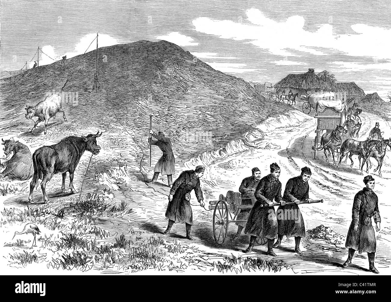 Eventi, seconda guerra dello Schleswig 1864, diritti-aggiuntivi-clearences-non disponibile Foto Stock