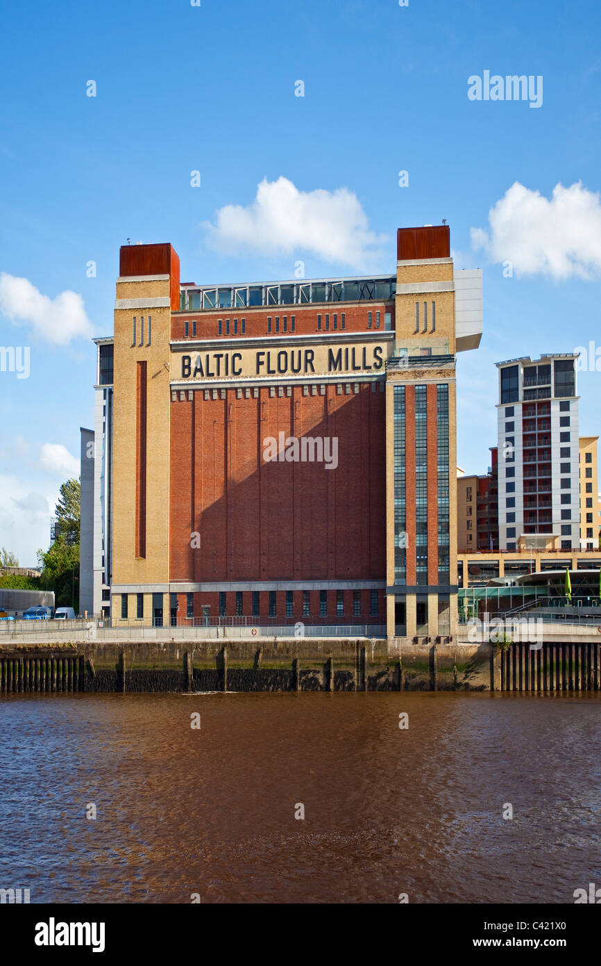 Il Baltic Centre for Contemporary Art di Gateshead Tyneside Northumberland REGNO UNITO Foto Stock