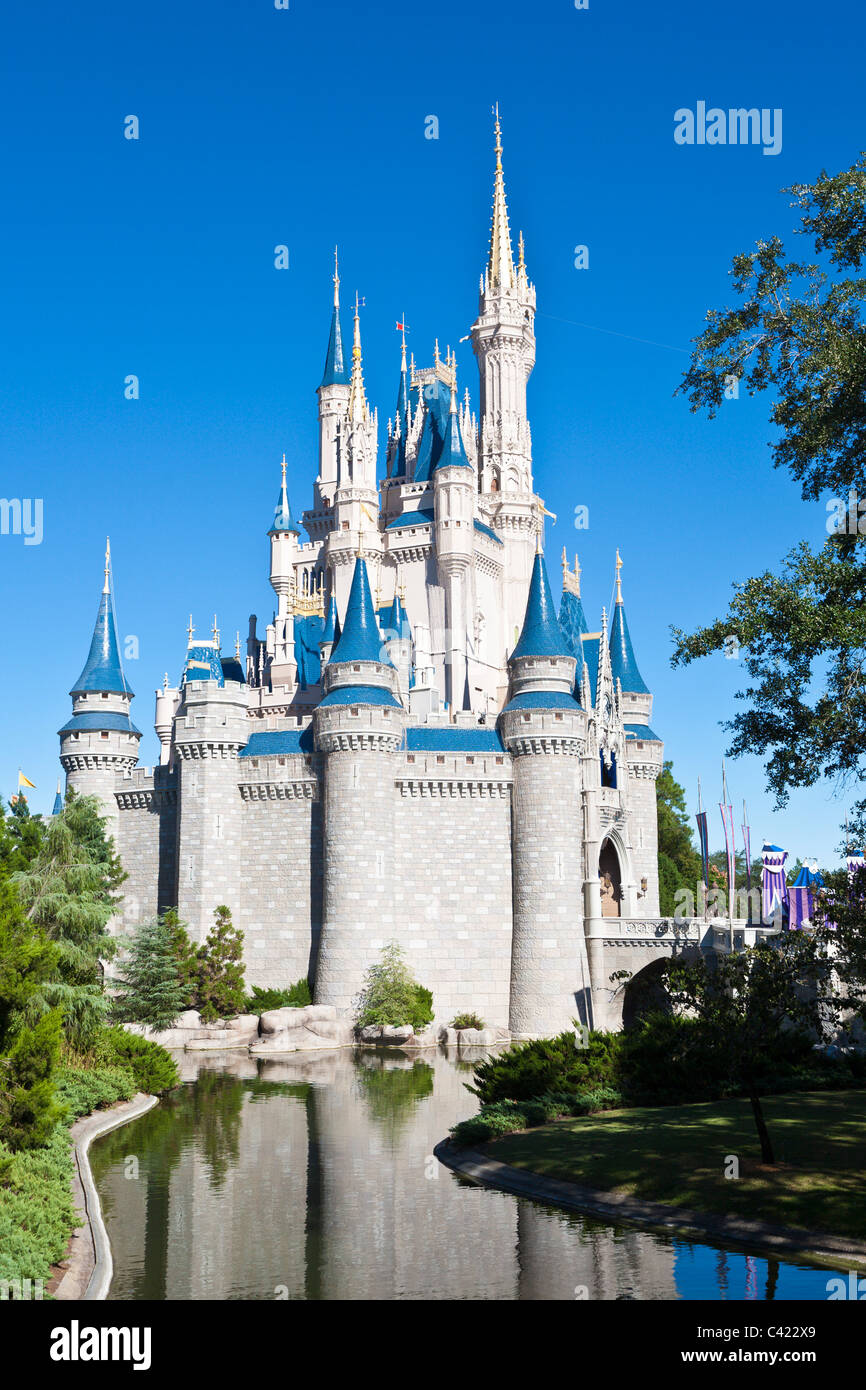 Cenerentola del castello e il Regno Magico di Disney World, Kissimmee, Florida Foto Stock