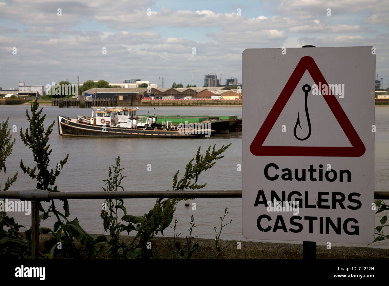 Il fiume Tamigi charlton London Inghilterra England Foto Stock