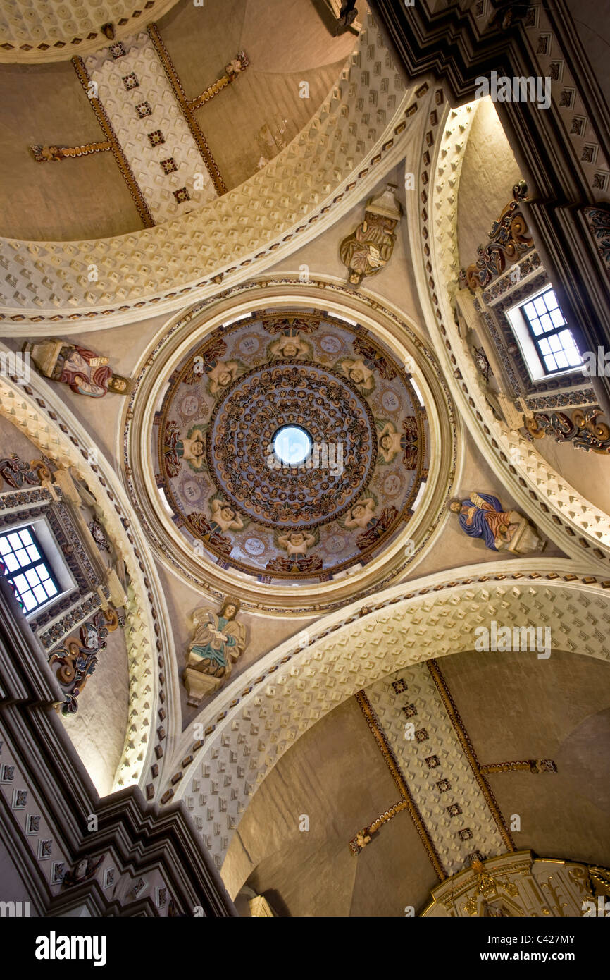 Belen chiesa barocca nel complesso coloniale di Belen, ora museo d'arte. Realizzato interamente da roccia vulcanica tra 1627 e 1774. Foto Stock