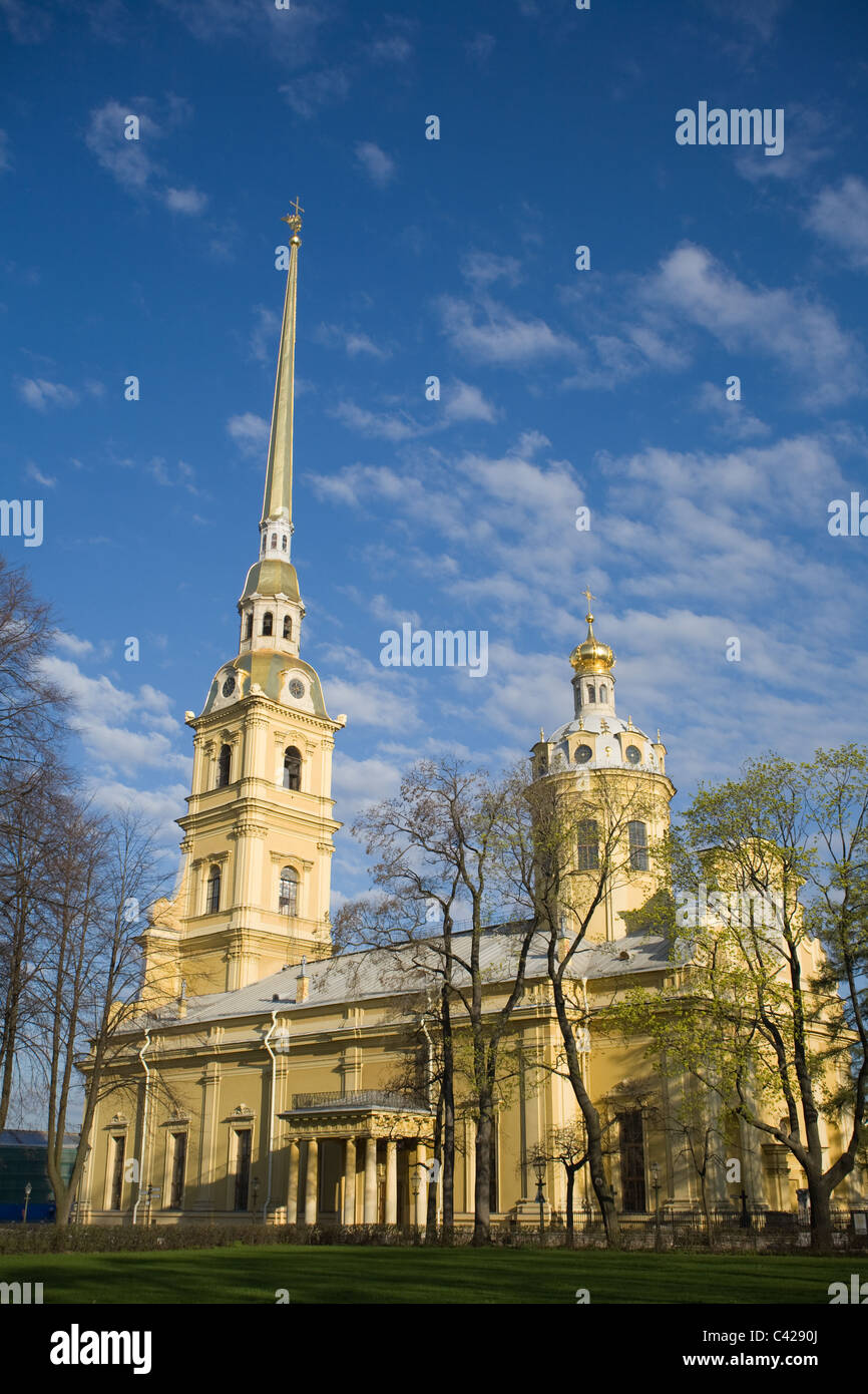 La Russia. San Pietroburgo. La fortezza di San Pietro e Pavel. Foto Stock