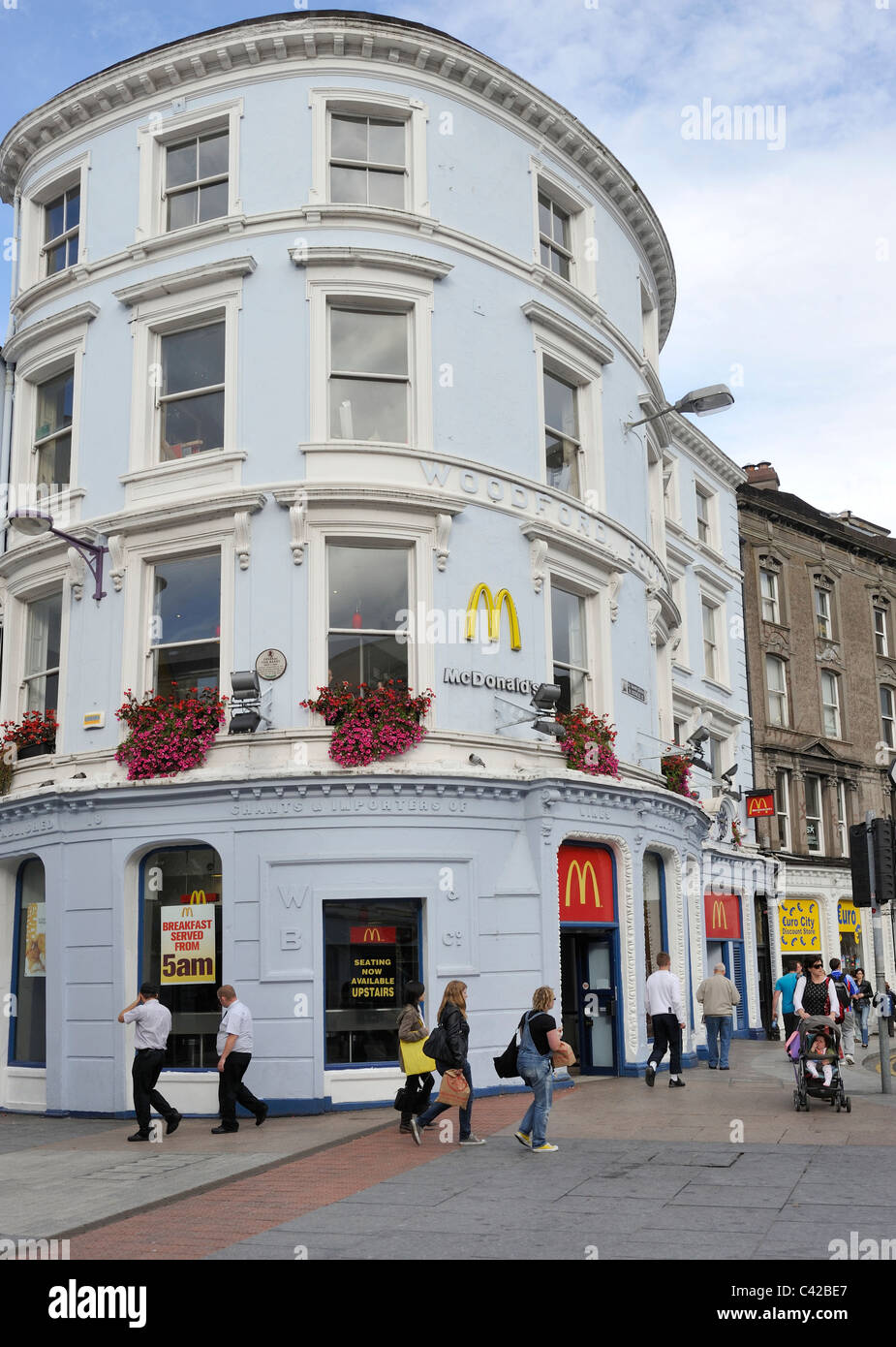McDonalds San Patrick Street la città di Cork in Irlanda Foto Stock