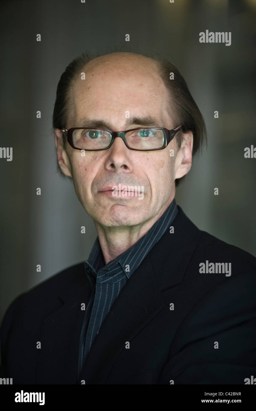 Jeffrey Deaver crimine americano thriller scrittore romanziere illustrato a Hay Festival 2011 Foto Stock