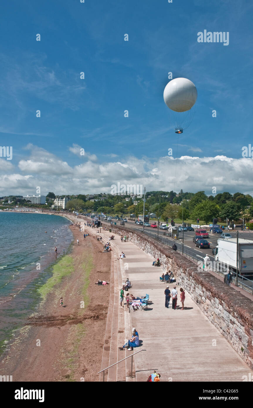 Torquay Hi Flyer palloncino Torbay Road Torquay Devon England Foto Stock
