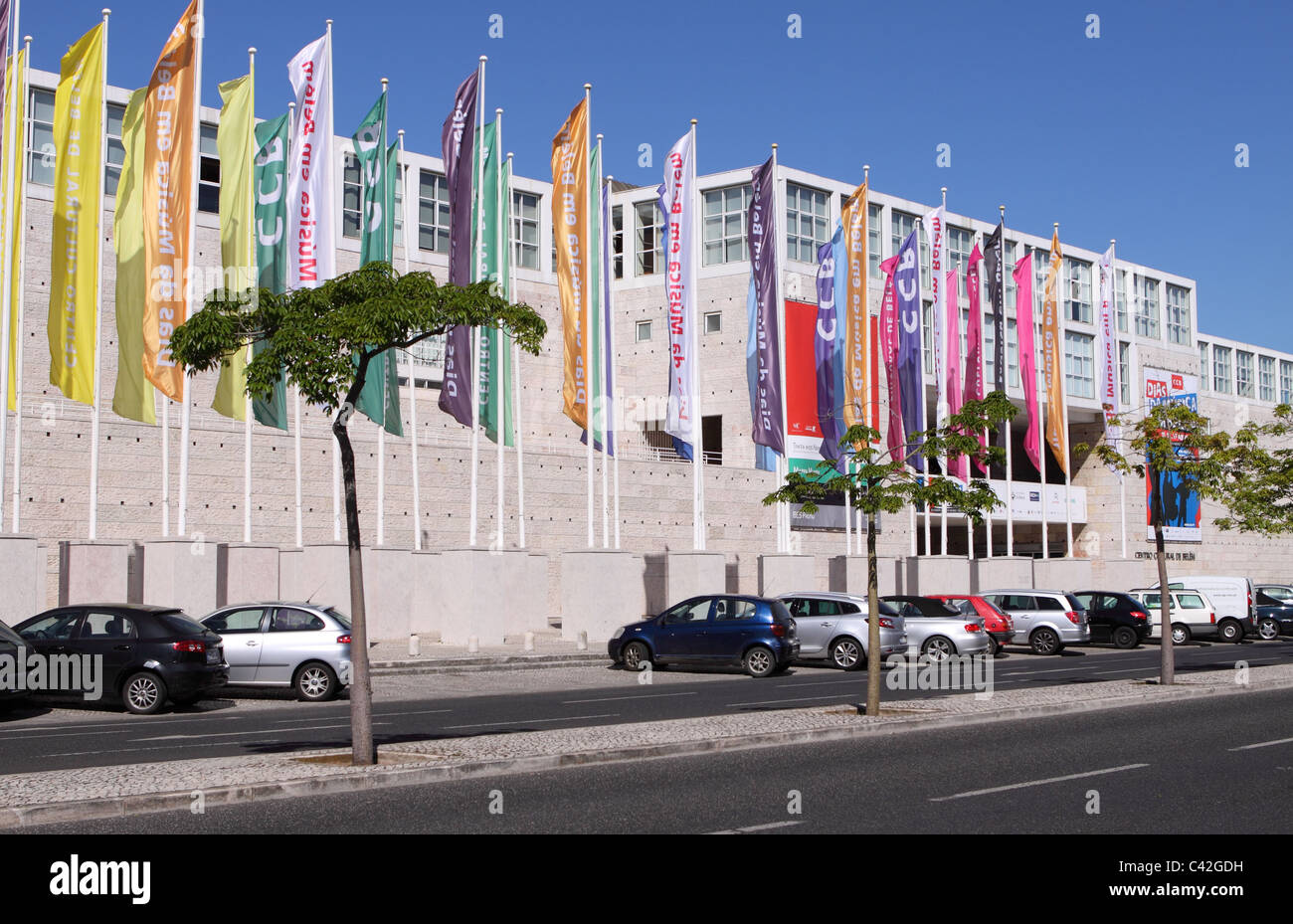 Belem Lisbona Portogallo il Centro Cultural de Belem le arti e la cultura al centro esposizioni Foto Stock