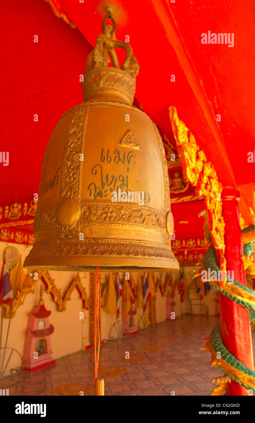 Campana al Wat Phra Nang Sang, Foto Stock