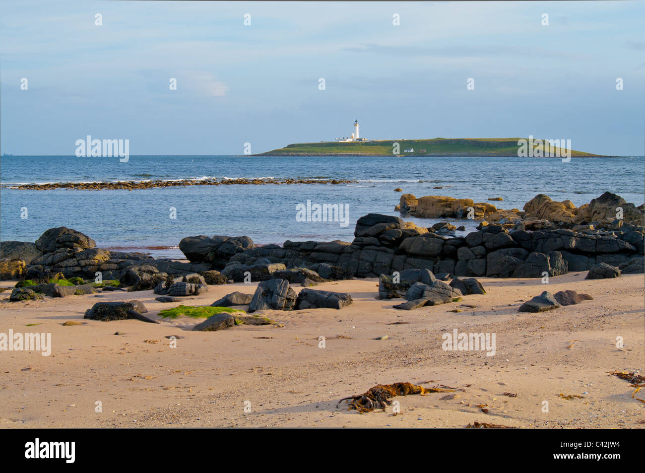 Kildonan beach sull'isola di Arran, Scozia Foto Stock