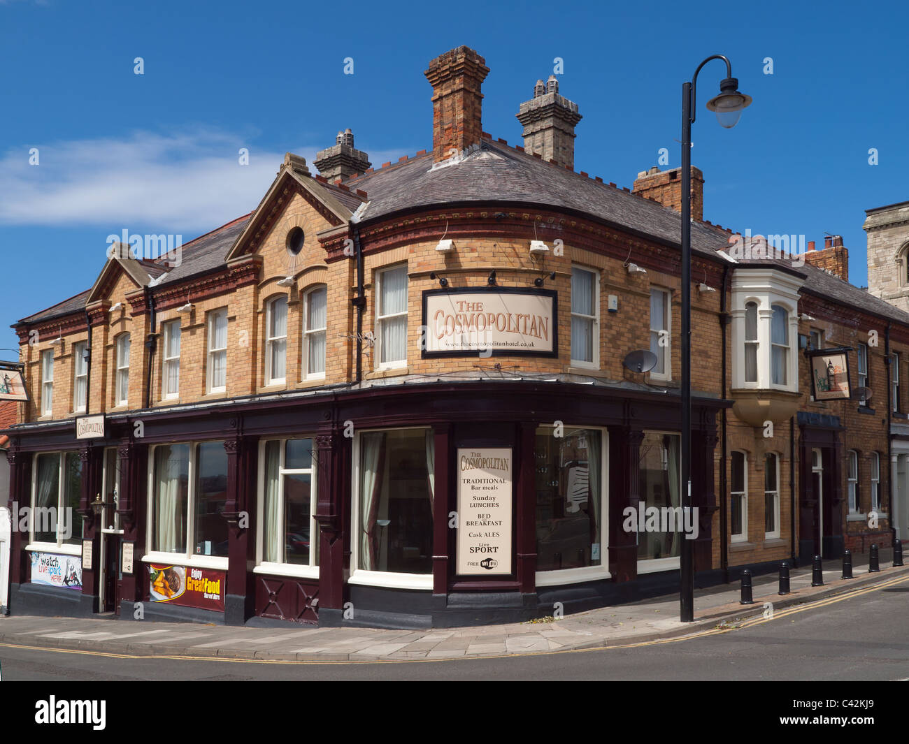 La cosmopolita di un presunto haunted Hotel sul promontorio Heugh Hartlepool Co. Durham Foto Stock