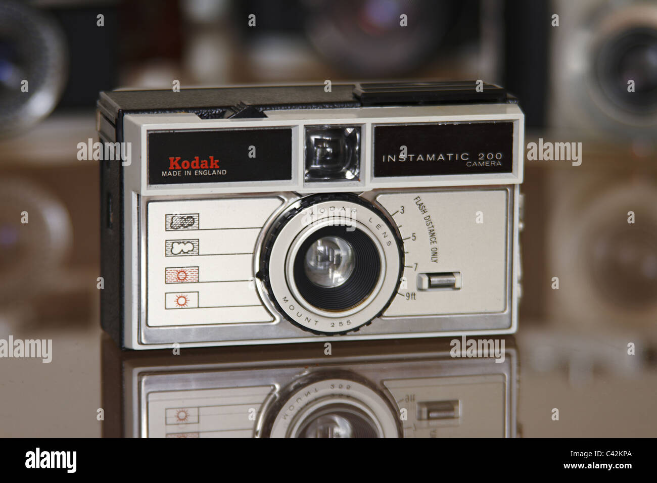 Kodak Instamatic fotocamera 200 Foto Stock