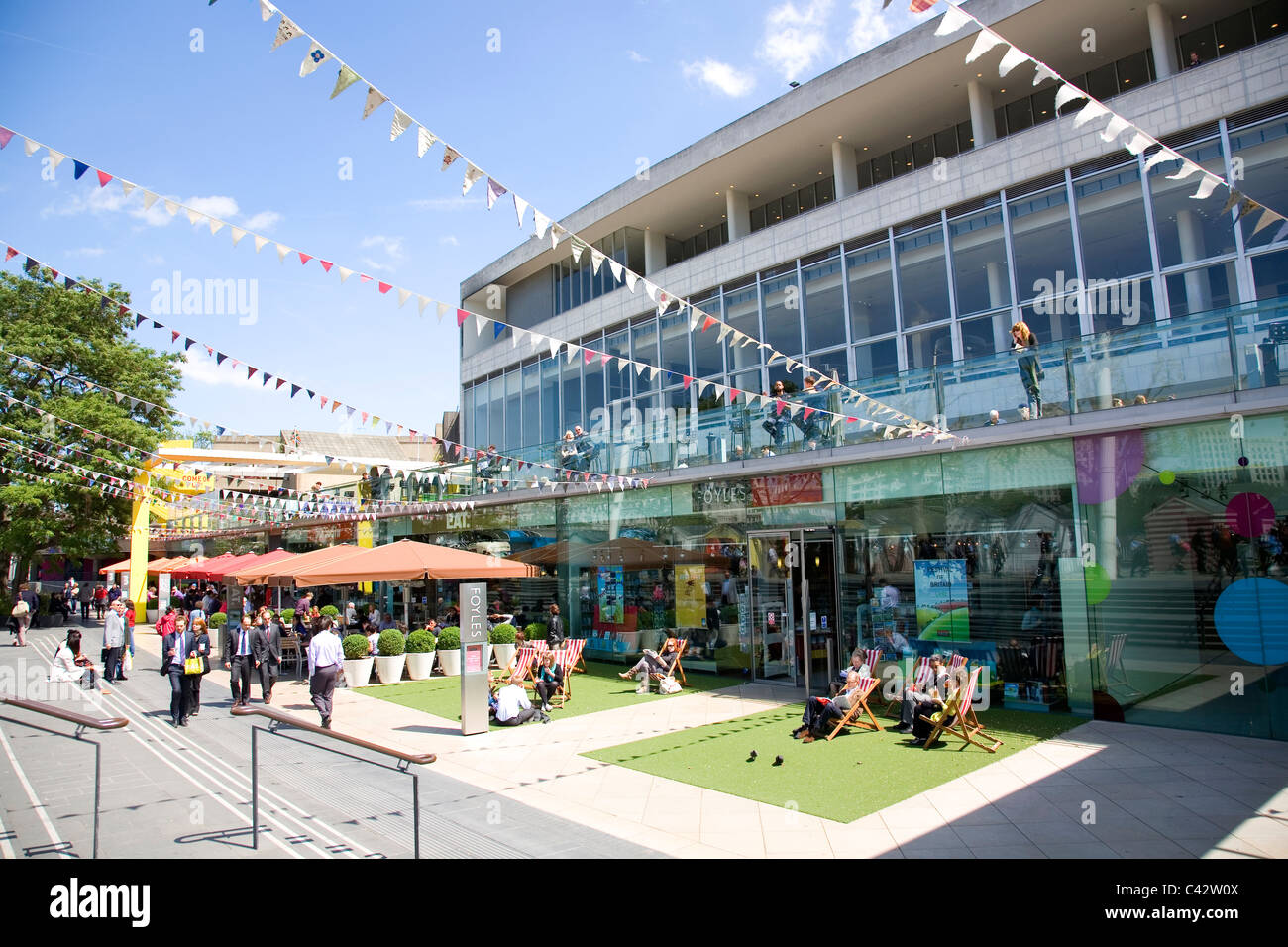 Il Royal Festival Hall di Londra di Southbank Foto Stock