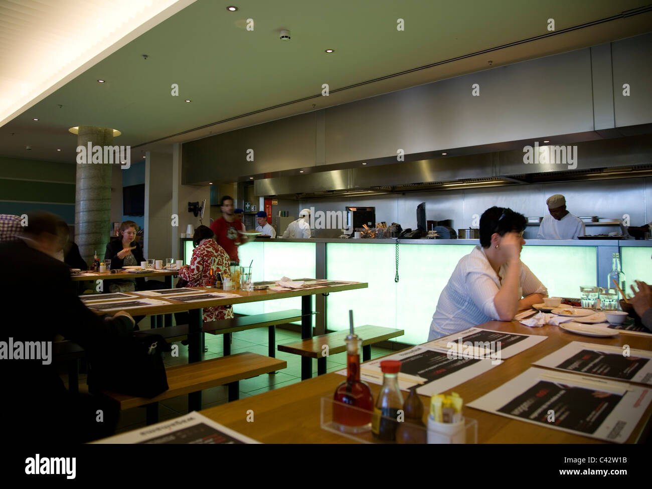 Wagamama alla Royal Festival Hall di Londra di Southbank Foto Stock