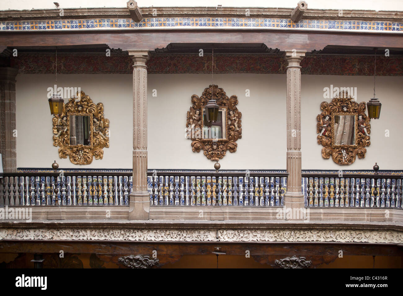 La Casa de los Azulejos o "Casa di piastrelle' Città del Messico Foto Stock