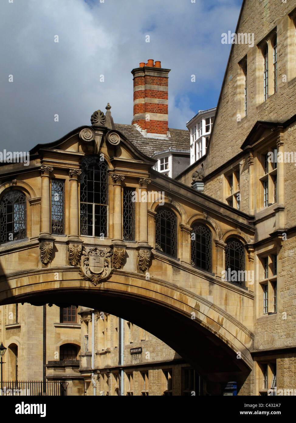 Ponte dei Sospiri, Hertford College di Oxford, Inghilterra Foto Stock