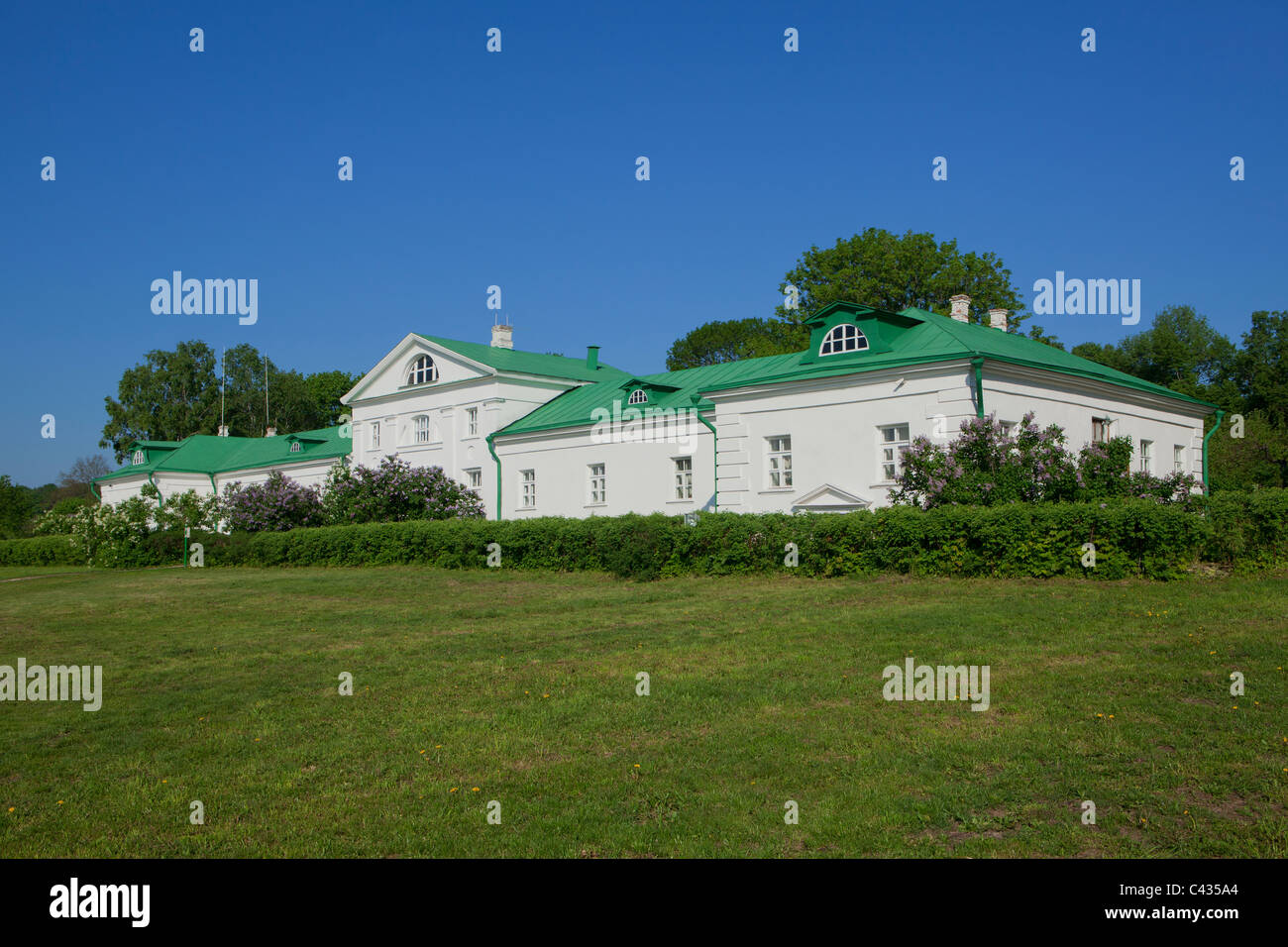 La casa Volkonsky presso Leo Tolstoj Estate in Yasnaya Polyana, Russia Foto Stock