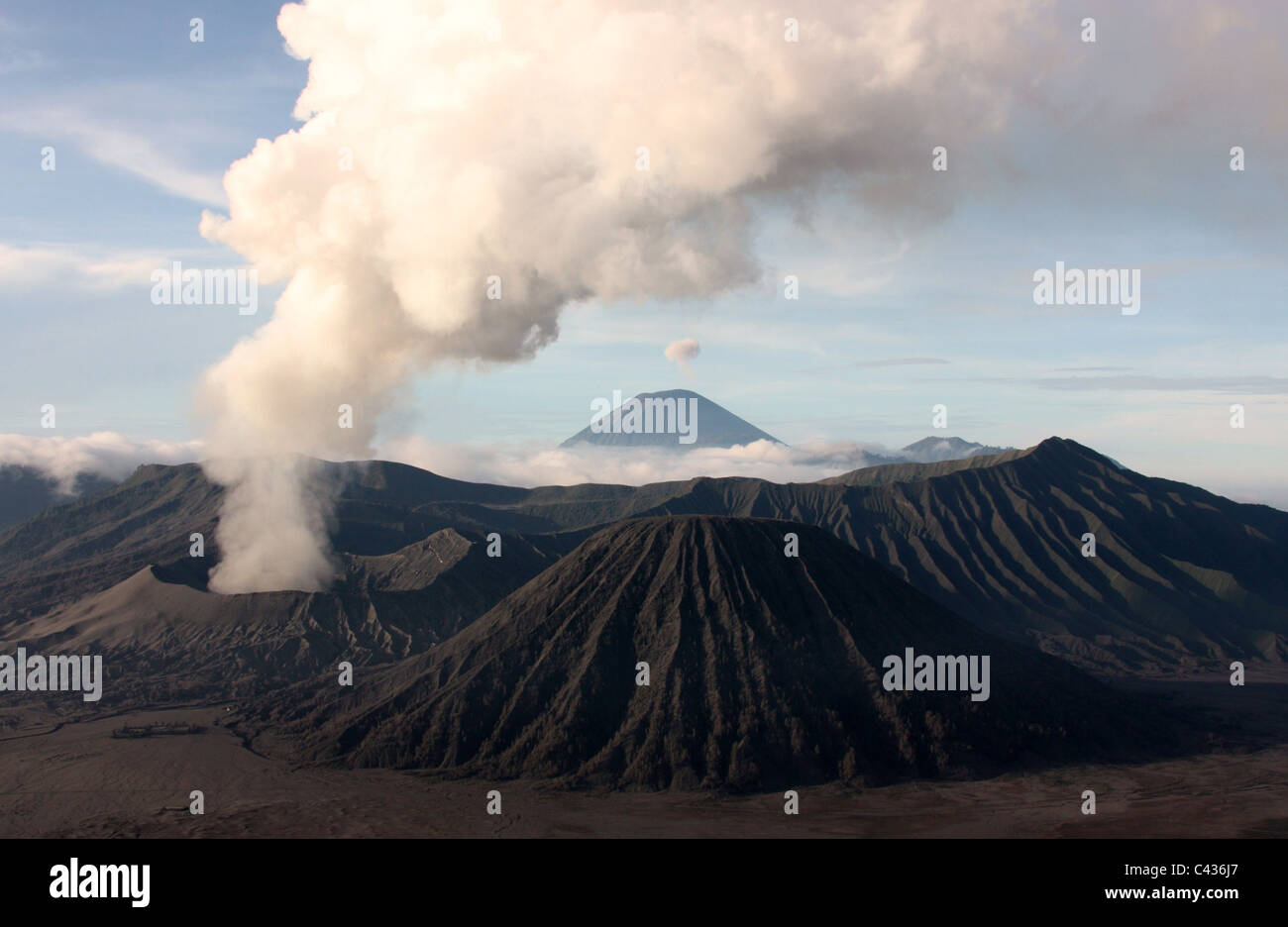 Bromo Tengger Semeru National Park in East Java Foto Stock